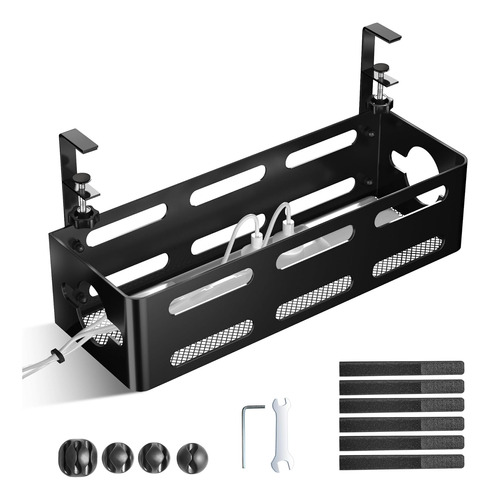 Bandeja De Gestión De Cables Debajo Del Escritorio, Ge...