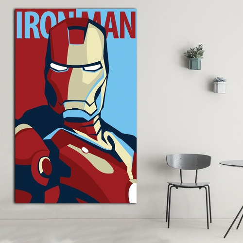 Cuadros Decorativos Marvel Iron Man (40 X 60 Cm)
