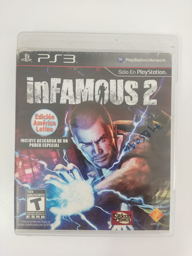 Infamous 2 Ps3 Físico Version Latino Envios Todo Chile (Usado)
