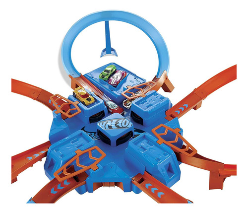 Hot Wheels Criss Cross Crash Track Set Exclusivo De Amazon