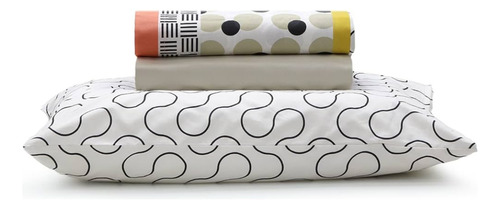 Jogo De Cama - Queen - Home Design - Flip - 4 Pçs - Santista