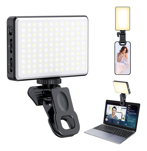 120 Led Teléfono Luz Luz Selfie Recargable Clip Luz De