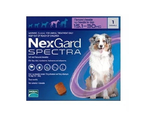 Nexgard Spectra L 15 A 30 Kg Para Perro Antipulgas Entregoya