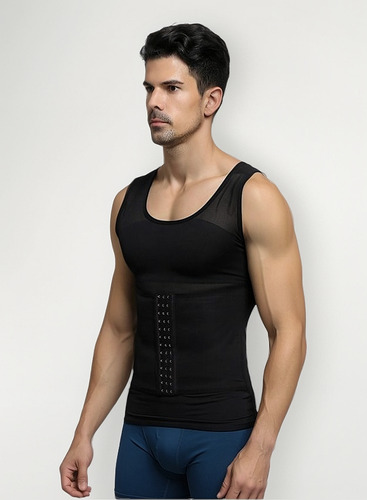 Camiseta Faja Deportiva Para Hombre Modeladora Reductora