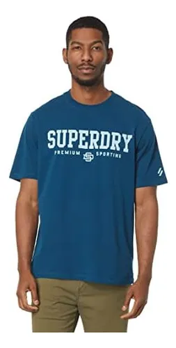 Camiseta Para Hombre Vl Tri Tee 220 Superdry 33223, CAMISETAS