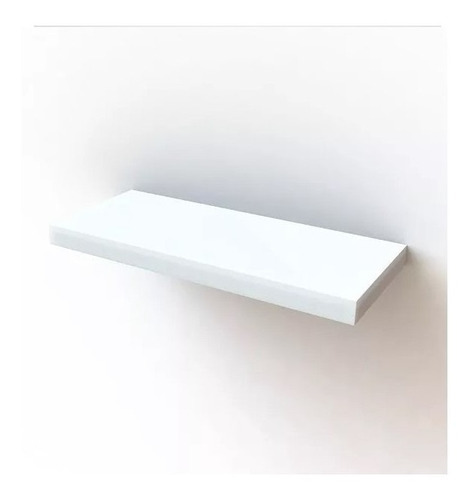 Estante Flotante Invisible 80x25 Cm Centro Estant - Rex Color Blanco