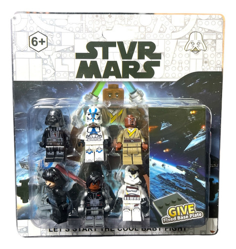 6 X Minifiguras Star Wars Bloques De Construccion Bricks 6 Star Wars