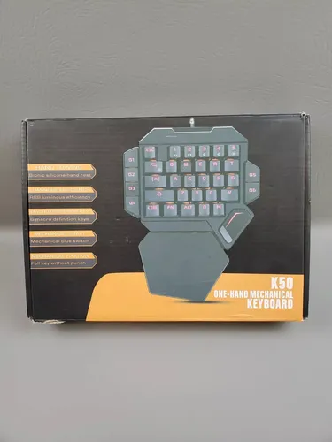 Teclado Gamer K50 Ergonómico, Para Juegos 35 Teclas Mecanico