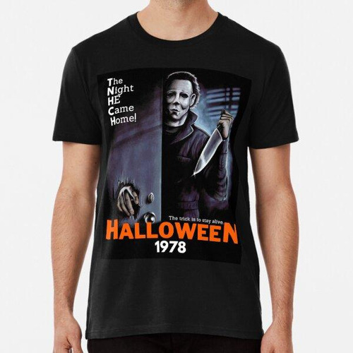 Remera Póster Clásico De Monstruo De Halloween Película De T