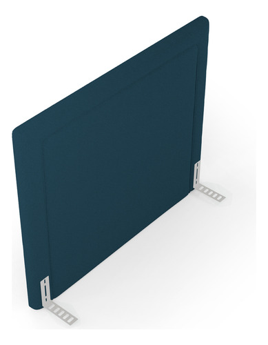 Cabeceira Cama Box King Size Alba 195cm Bouclé Azul Marinho