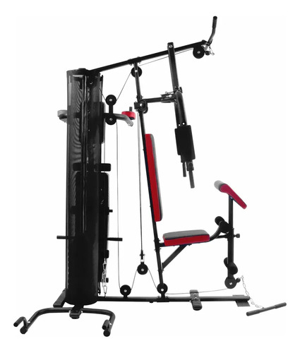 Home Gym 3 En 1 Banco Pulls 70 Kg Red Acero / Alta Gama