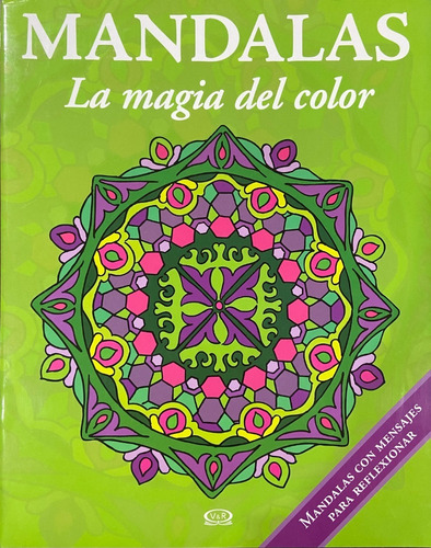 Libro Mandalas La Magia Del Color. Verde. Nuevo