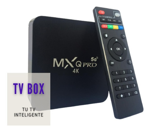 Tv Box Android Mx Q Pro 4k 5g Convierte Tu Tv En Smartv | MercadoLibre