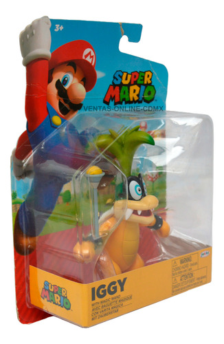 Figura Iggy Koopa Super Mario World Nintendo Jakks