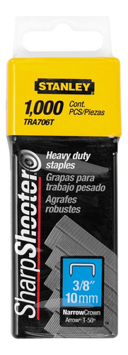 Grapas 3/8 Plg para Trabajo Pesado Stanley TRA706T