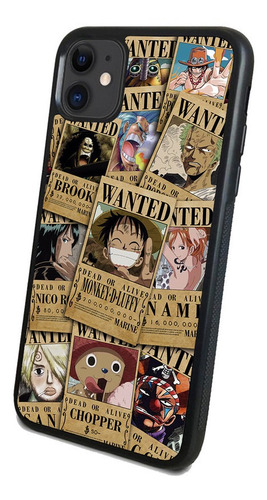 Funda Celular One Piece Wanted Carteles Todos Los Modelos