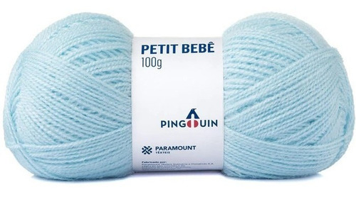 Lã Petit Bebê Pingouin 100g - Tricô E Crochê Cor 9515 - LITTLE BLUE