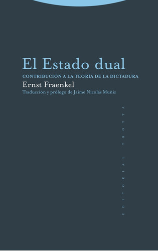 Estado Dual, El  - Fraenkel, Ernst