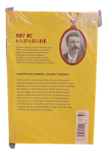 Libro Guy De Maupassant Cuentos De Horror, Locura Y Muerte