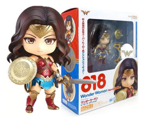 Wonder Woman 818 Mujer Maravilla Nendoroid Figura Dc Comics
