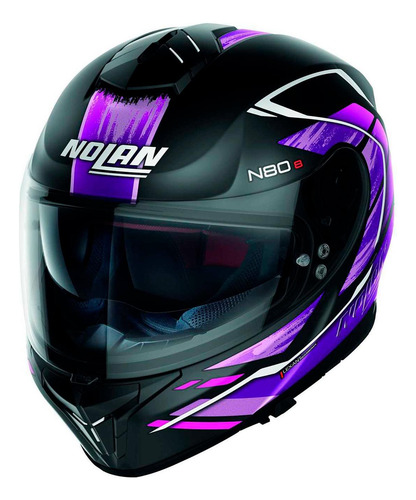 Casco Para Moto N80-8 Thunderbolt Morado Talla M Nolan