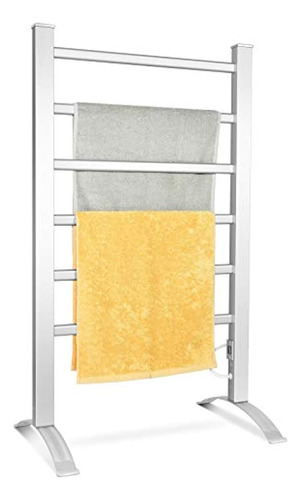 Tangkula Towel Warmer, 6 Bar 100w Hogar Baño Ahorro De Espac