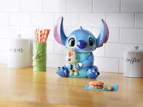 Figura Stitch Y Trapos Original Disney Store Galletero