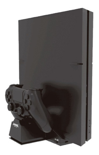 Dock Vertical Para Ps4 Y Ps4 Pro Con Cargador De Mandos