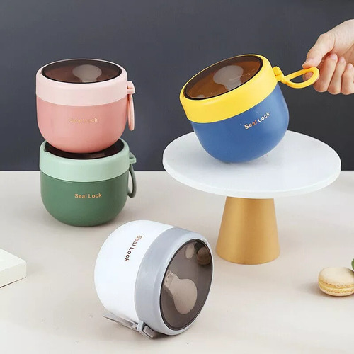 Para Termo Para Comida Caliente O Fría 600 Ml Con Cuchara /