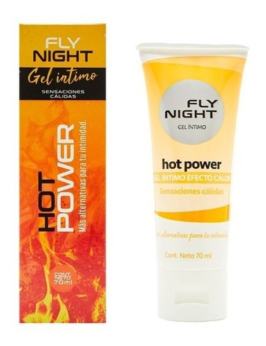 Gel Fly Night Lubricante Intimo Calor 70 Ml Hombre Mujer