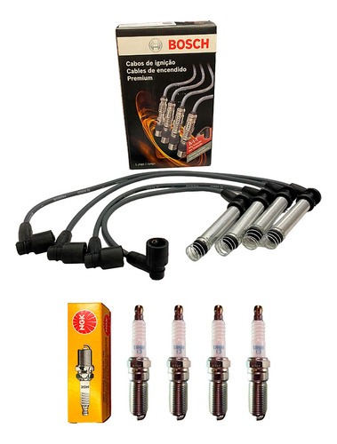 Juego Cables + 4 Bujias P/ Chevrolet Astra Vectra 1,8 2,0 8v