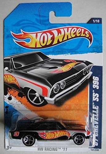 Hw Racing Black '67 Chevelle Ss 396 Uiegy