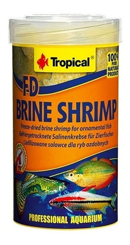 Alimento Tropical Brine Shrimp 8g - Artemia Liofilizada