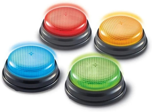 Botones Buzzer Con Luz Y Sonido Para Juego Actividades