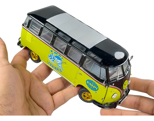 1960 Volkswagen Bus Deluxe Escala 1:24 Marca M2 Machines