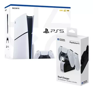 Consola Ps5 Slim Con Lector+dual Charger Dualsense Wireless