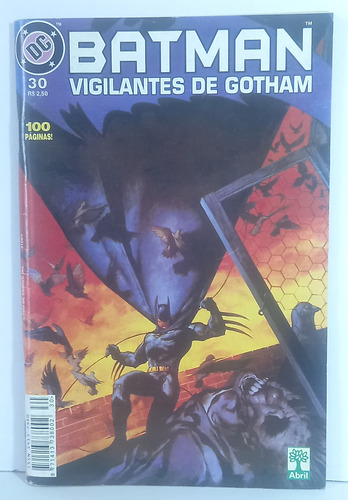 Hq Formatinho Batman Vigilantes De Gotham Volume 30 Editora Abril Jovem (Usado)
