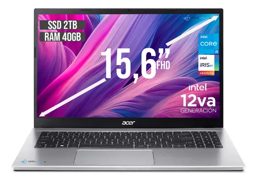 Portatil Acer Aspire Intel Core I5 1235u Ssd 2tb Ram 40gb
