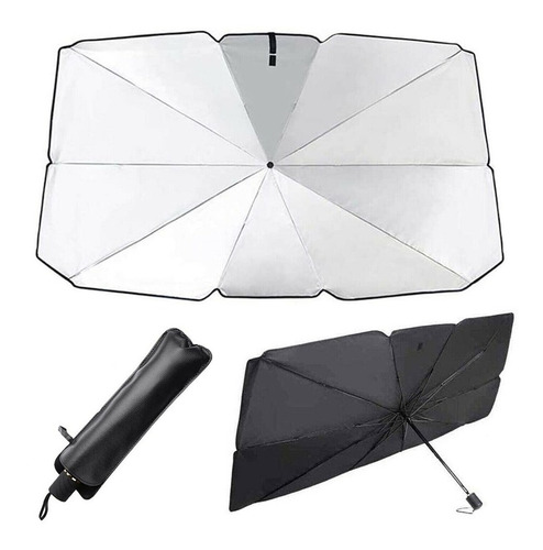 Parasol Protector Uv Tipo Paraguas Para Auto