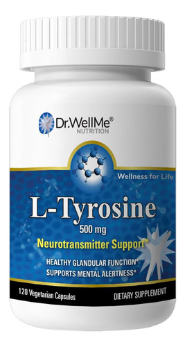 Dr.wellme L-tirosina 500mg Cápsulas, Suplementos Dietétic.