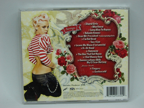 Cd Pink I'm Not Dead Eu 2006 + 2 Insertos Special Ed. C/1 (Usado)