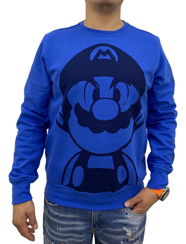 Sudadera Suéter Estampado Mario Bros