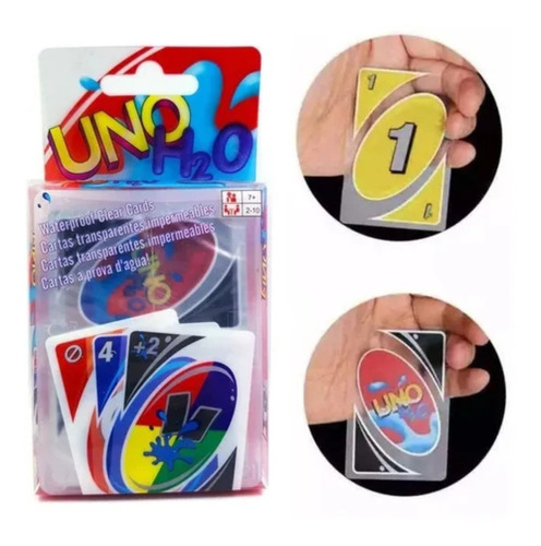 Juego De Cartas Uno Edicion H20 Resistente Al Agua Mattel