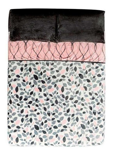 Cobija Vianney Nórdico con diseño nuuk/rosa/gris de 2.4m x 2.2m