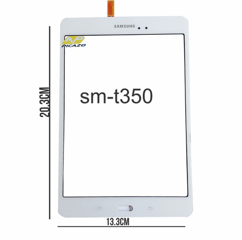 Touch Screen  Samsung Tab A T350, T351 8 Pulgadas Bco 