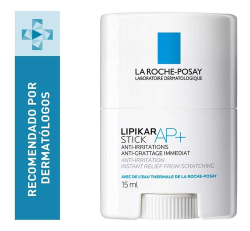 Barra Hidratante Lipikar Stick Ap+ La Roche Posay Seca 15ml 