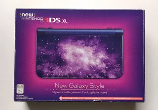 New Nintendo 3ds Xl Galaxy Style Con Caja Muy Buen Estado