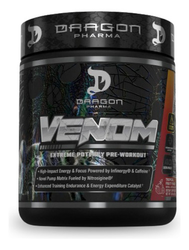 Dragon Pharma Venom 40servs. Pre Entreno - Tienda Fisica