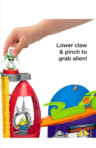 Imaginext Toy Story Escenario Pizza Planeta Con Muñeco Buzz