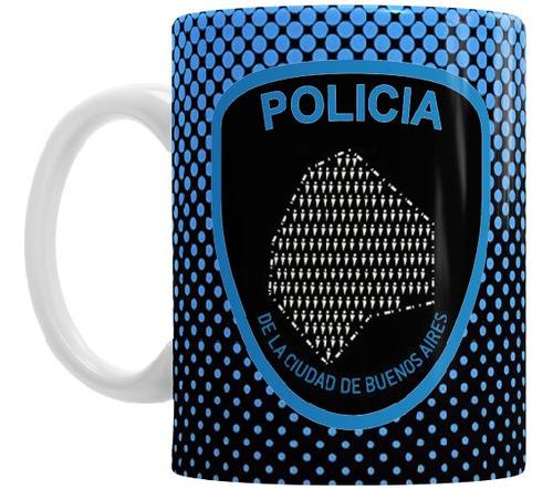 Taza De Cerámica - Policía De La Ciudad De Buenos Aires
